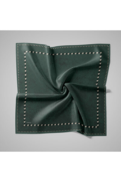 PİRAMİT Naturel Eşarp | Kaz Ayağı Çerçeve