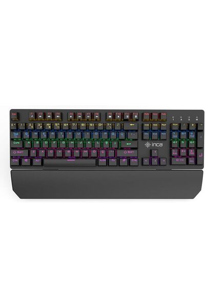 STOREMAX INCA IKG-445T PHALDOR RGB MECHANICAL GAMING KEYBORD, Blue Switch Mekanik Klavye,106 Tuş, 22 Farklı L