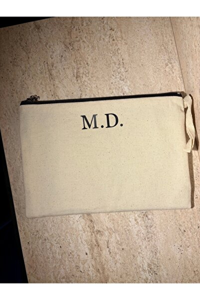 That Moment Kişiye Özel Baş Harfler Makyaj Çantası İsme Özel Clutch iPad Kılı...