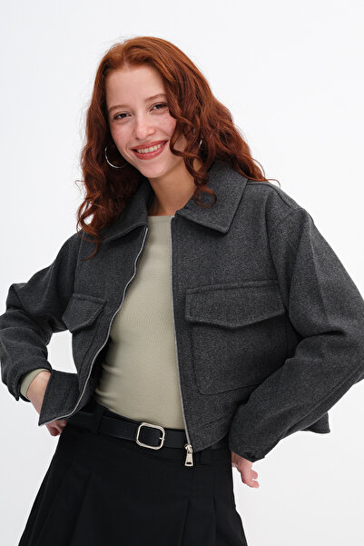 Addax Κοντό μπουφάν με φερμουάρ C12150