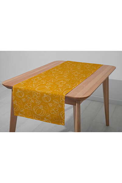 Filamente Digital Printed Runner - Leaf / Autumn / Pumpkin Patterned - 140X40 cm