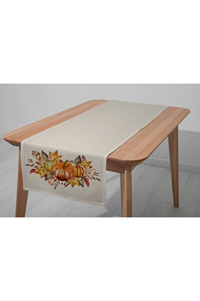 Filamente Digital Printed Runner - Leaf / Autumn / Pumpkin Patterned - 140X40 cm