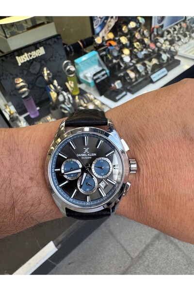 Daniel Klein Snl13809.1 Original, Active Function, 3 Atm Water Resistant, Leather Band Men's Wristwatch