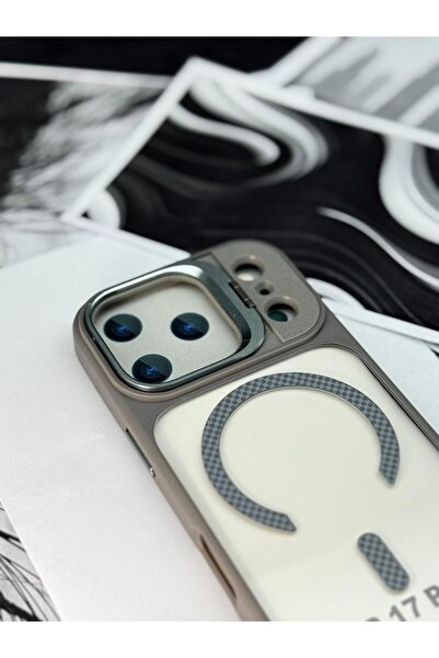 GENERAL Magnetic Shockproof Case for iPhone 17 Pro Max with Camera Lens Protector & Kickstand Ring – MagSafe