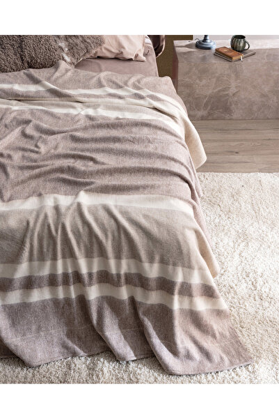 Madame Coco Origny Double Blanket - Brown