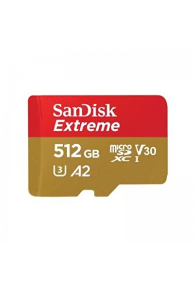 SanDisk Card de memorie microSDXC Extreme, 512 GB, UHS-I, U3, Clasa 10