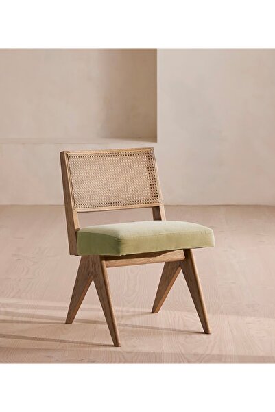 sofalab Nora Ahşap Hazeranlı Sandalye