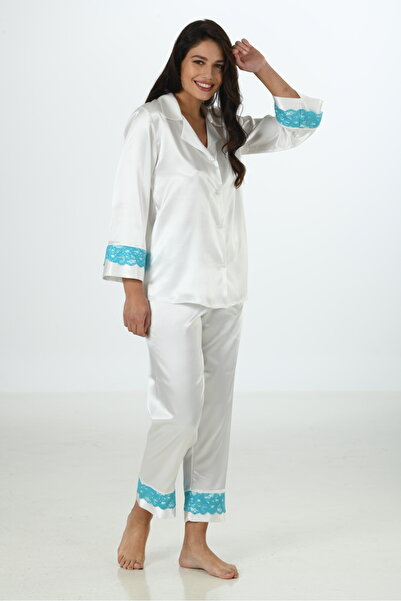 MOONGIRL KADIN SATEN PİJAMA TAKIMI