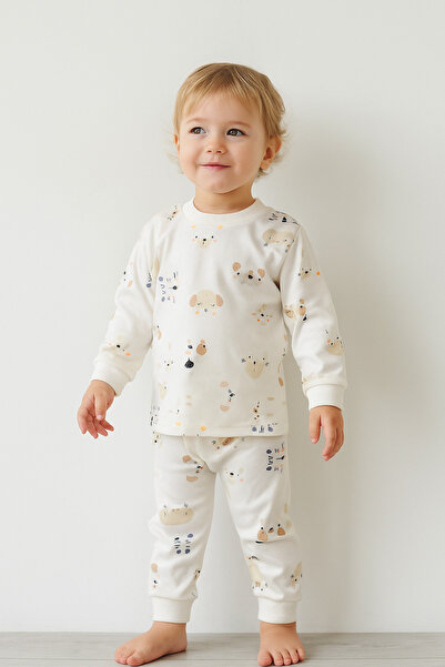 Palal Children-Baby Organic Cotton Patterned Pajama Set Kids