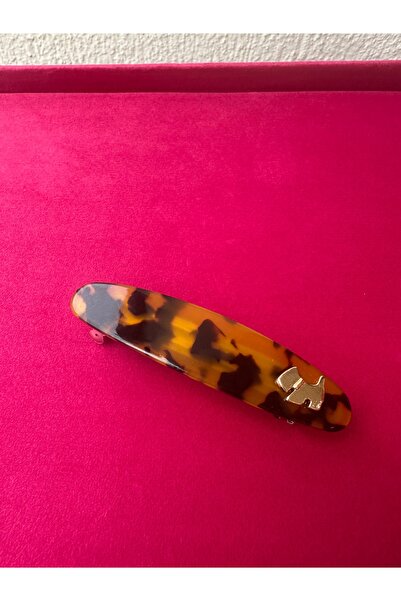 Milena Designer Store Milena Dog Figured Bone Leopard Clip Buckle