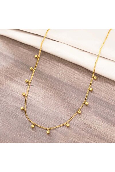 KEVSA Jewelry Colier din oțel inoxidabil „Dansul perlelor” - LPD1248