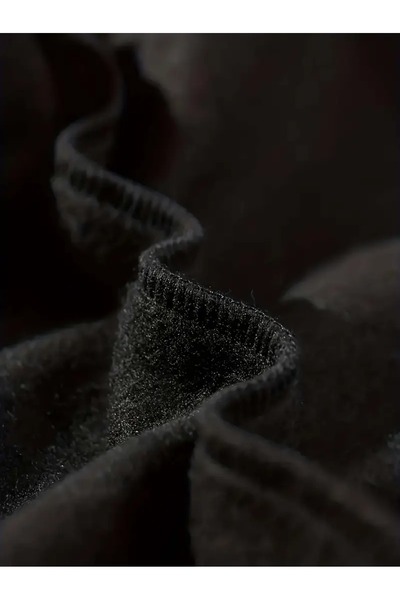 WOODROFFE ΑΝΔΡΙΚΟ με τύπωμα Σετ μαύρη φόρμα με κουκούλα oversized Boyfirend