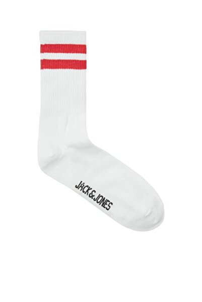 Jack & Jones JACELI STRIPES TENNIS SOCK Erkek White Çorap - JJ12250739