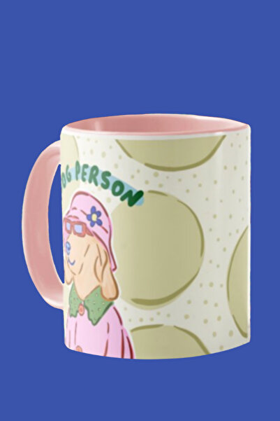 Hello Melody Design Dog Person Mug – Original Design Digital Printing Porcelain Mug for Dog Lovers 9.5X8 cm