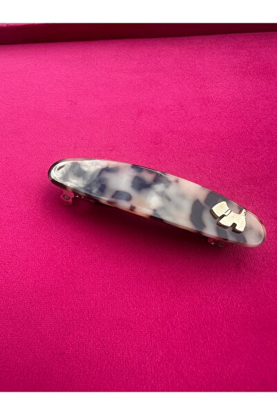 Milena Designer Store Milena Dog Figured Bone Leopard Clip Buckle