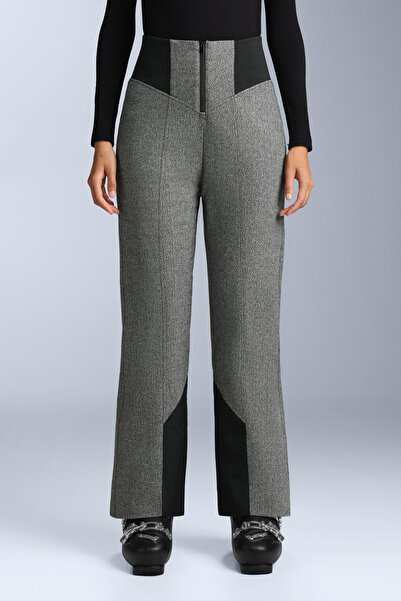 Oysho Water-resistant FELLEX® Wool Blend high-rise flare SKI trousers