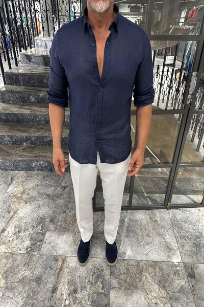 Fc Plus KETEN GÖMLEK