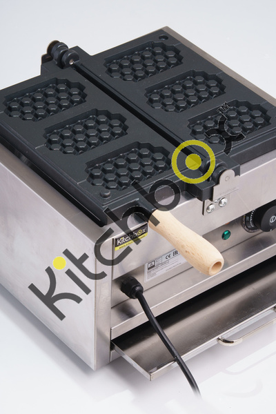 Kitchbox Endüstriyel Dönmeli Kafes Waffle Makinesi