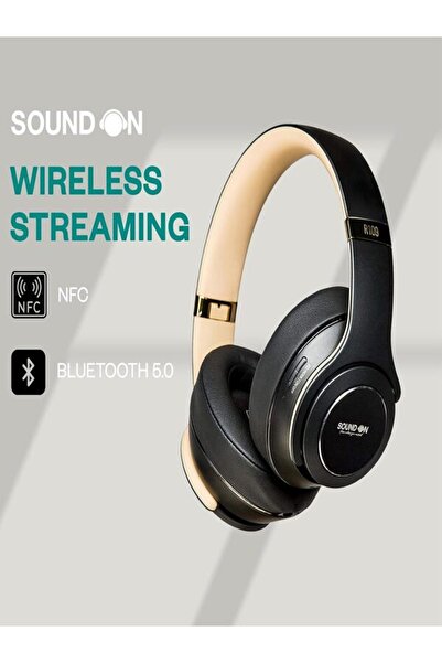 Sound ON Bluetooth Headphones - 18 Hours Playtime Foldable Wireless with Noise Cancellation