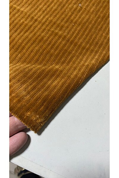 Butik Babadag kumaş taba renk likralı kadife