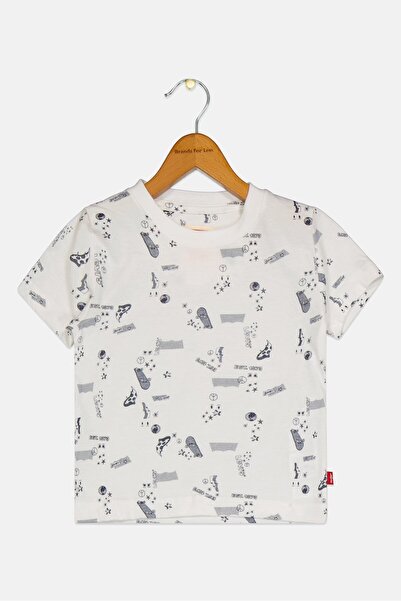 Levi's Toddlers Boy Short Sleeves Allover Print T-shirts, Multicolor