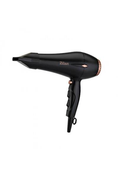 Zilan ZLN-1239 Hair Dryer, 2200 W, 3 Temp Levels, 3 Speeds, Concentrator & Diffuser, Black