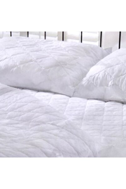 MYONNA IT & E- COMMERCE Quilted Pillow Protection Cover, White, 70x50cm, Washable Microfiber