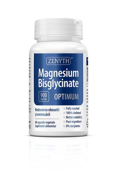 ZENYTH Magnesium Bisglycinate Optimum 900 mg, 60 capsules