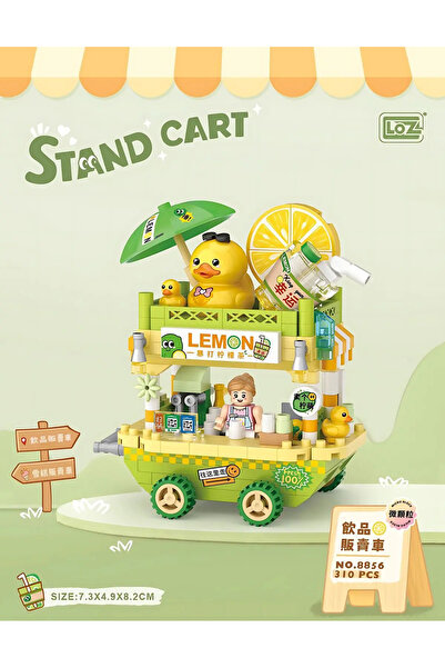 Noone Loz Lemon Cart 310 Pieces Mini Block Toy – Mini Street Series