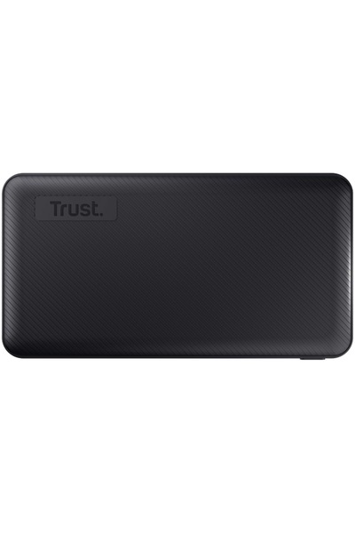 Trust PRIMO 10,000 mAh Ultra-slim Power Bank, 2xUSB-A, USB-C, micro-USB, Black