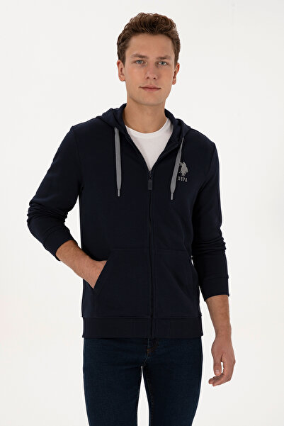 U.S. Polo Assn. Erkek Lacivert Örme Hırka 50307765-VR033