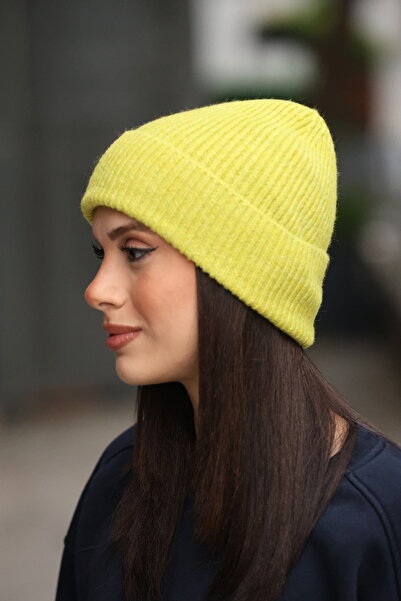 Jack Ferrero KADIN YUMUŞAK DOKULU FİTİLLİ KIŞLIK BERE