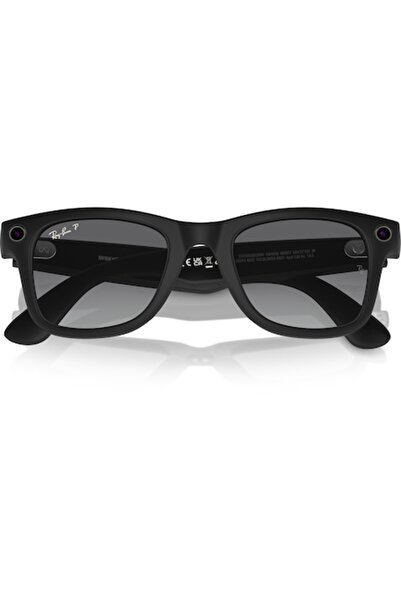 Ray-Ban Ochelari inteligenți Meta WAYFARER, mărimea M, negri, 32GB, cameră 12MP, WiFi 6