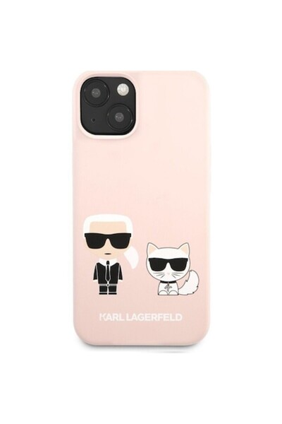 Karl Lagerfeld Θήκη Υγρής Σιλικόνης Karl και Choupette Συμβατή με MagSafe για...