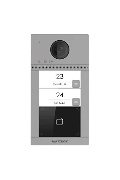 Hikvision Interfon video IP de exterior DS-KV8213-WME1(C), Wi-Fi, 2 butoane de apel
