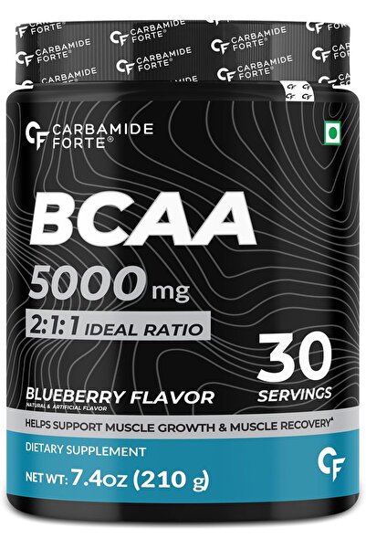 Carbamide Forte مسحوق BCAA 5000 ملغ 210 غرام - توت أزرق