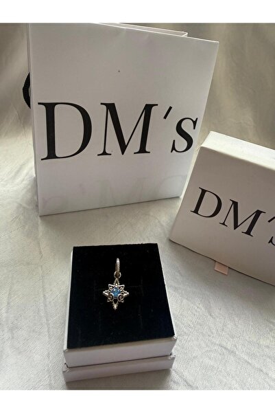 DM’s Silver Sindirella Yıldız Mavi Gümüş Charm’ı