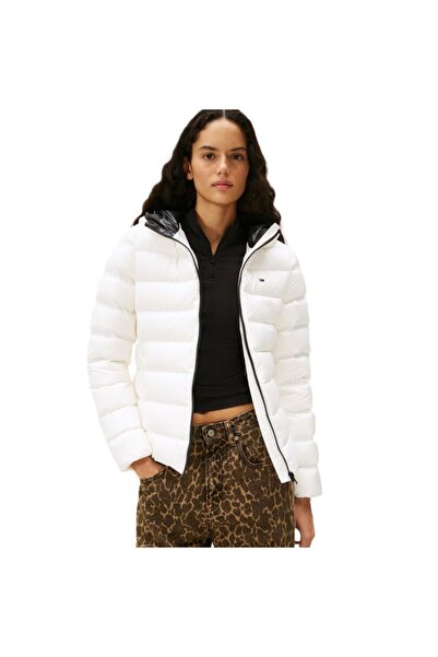 Tommy Hilfiger Geaca TJW SLIM HOOD PRNT PUF JCKT EXT