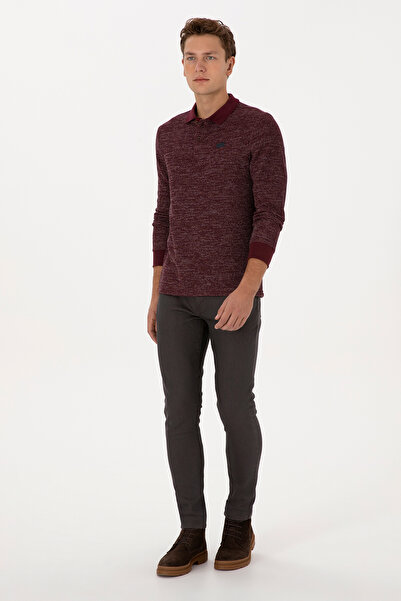 U.S. Polo Assn. Erkek Kahverengi Slim Fit Jean Pantolon 50310320-VR221