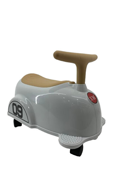 Kinderauto Premergător pentru copii mici BabyCar cu spațiu de depozitare, gri