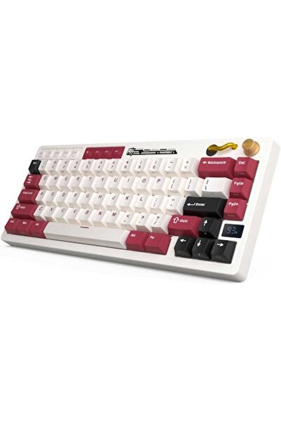 ROYAL KLUDGE Tastatură M65 RGB, 60%, înlocuire la cald, comutatoare crem, asp...