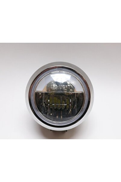 Pegas Lampă frontală LED pentru bicicletă cu claxon, neagră