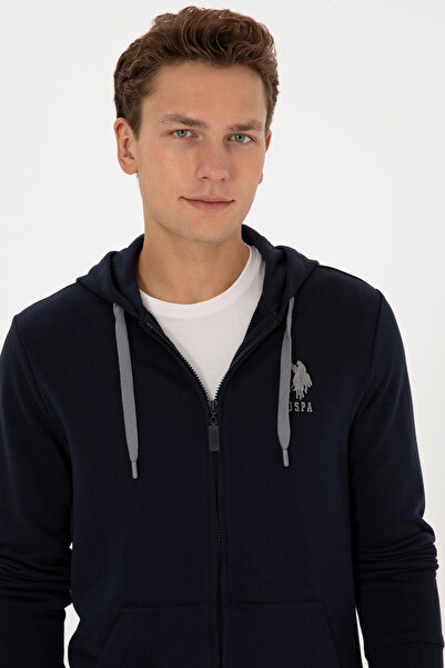 U.S. Polo Assn. Erkek Lacivert Örme Hırka 50307765-VR033
