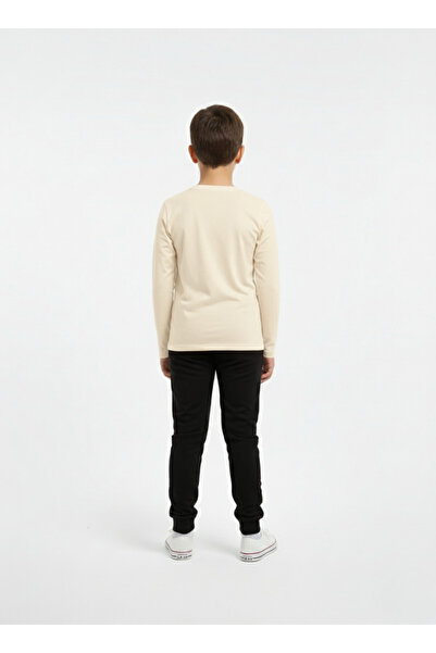 Shifre Μπλουζάκι με μακρύ μανίκι για κορίτσια και αγόρια Unisex Badi Crew Neck