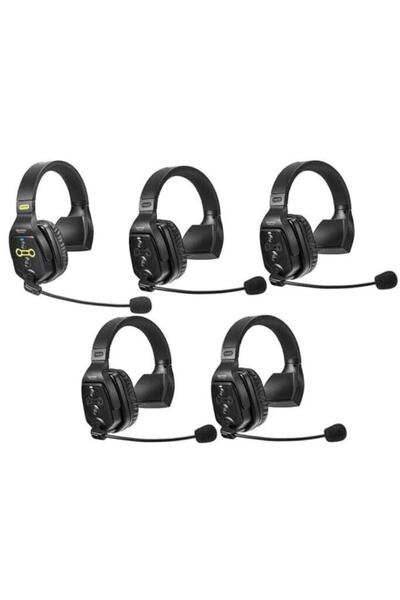 Saramonic WiTalk WT5S Complete Intercom Solution, 5-person, Full-Duplex, 1.9 GHz, Single-ear