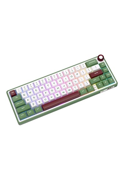 ROYAL KLUDGE Tastatură mecanică de gaming, 65% (66 de taste), înlocuibilă la ...