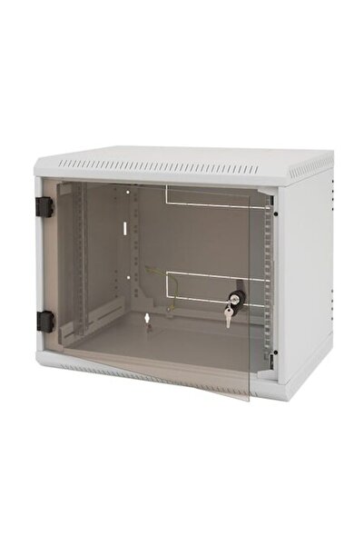 TRITON 19" metal cabinet, RBA wall-mounted, single section, 6U 600x500 mm, Gray