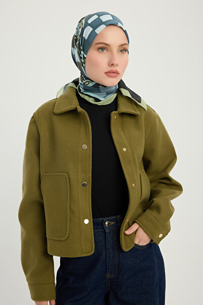 ipekistanbul Eșarfă cu model Efilia - Pastel Journey - Nefti