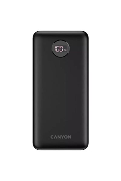CANYON baterie externă, 20000 mAh, neagră