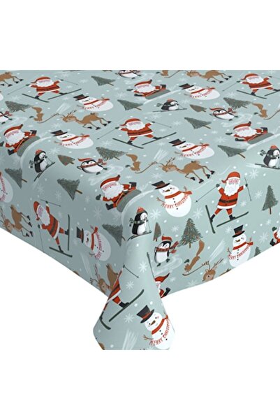 MYONNA IT & E- COMMERCE Christmas Tablecloth, Festive Green, 180x140 cm, PEVA, MYONNA